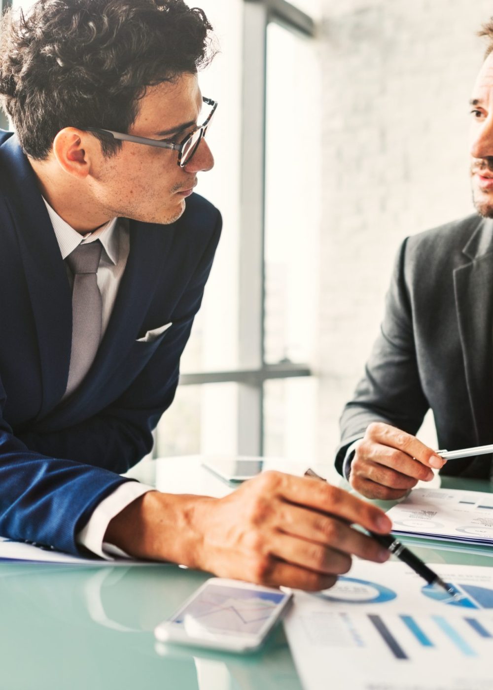 Business Colleagues Meeting Paperwork Concept